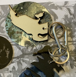 Laser-cut Tags with Janine